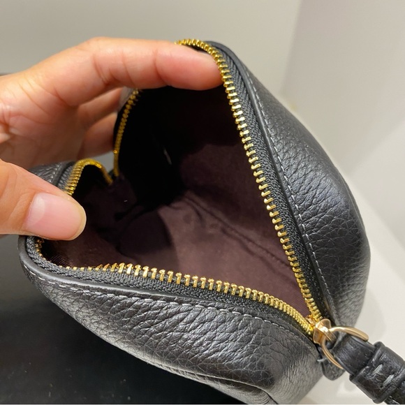 Coach Pouch Wristlet In Black CW906 - Picture 7 of 8